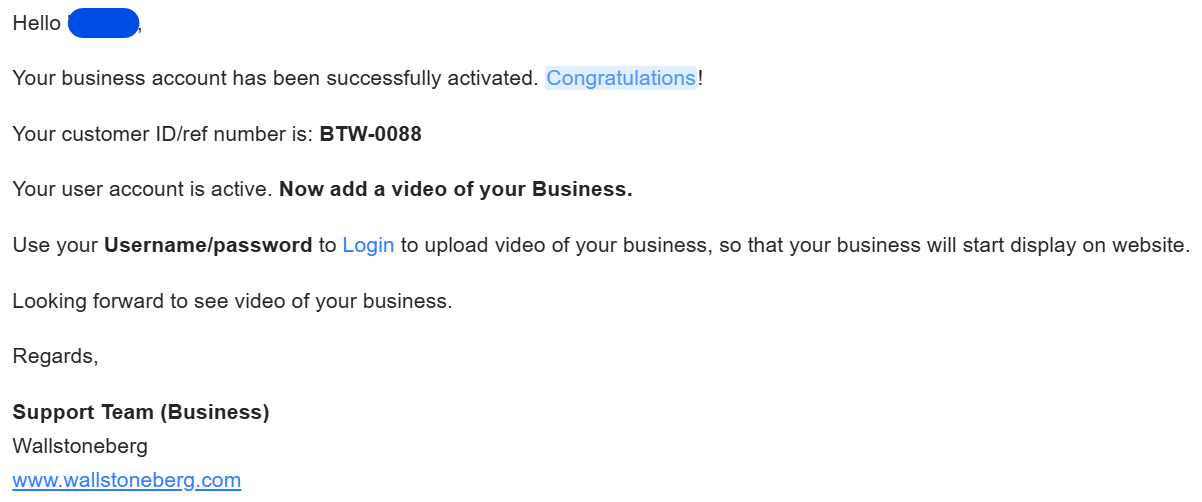 Step 10 — Approval confirmation
